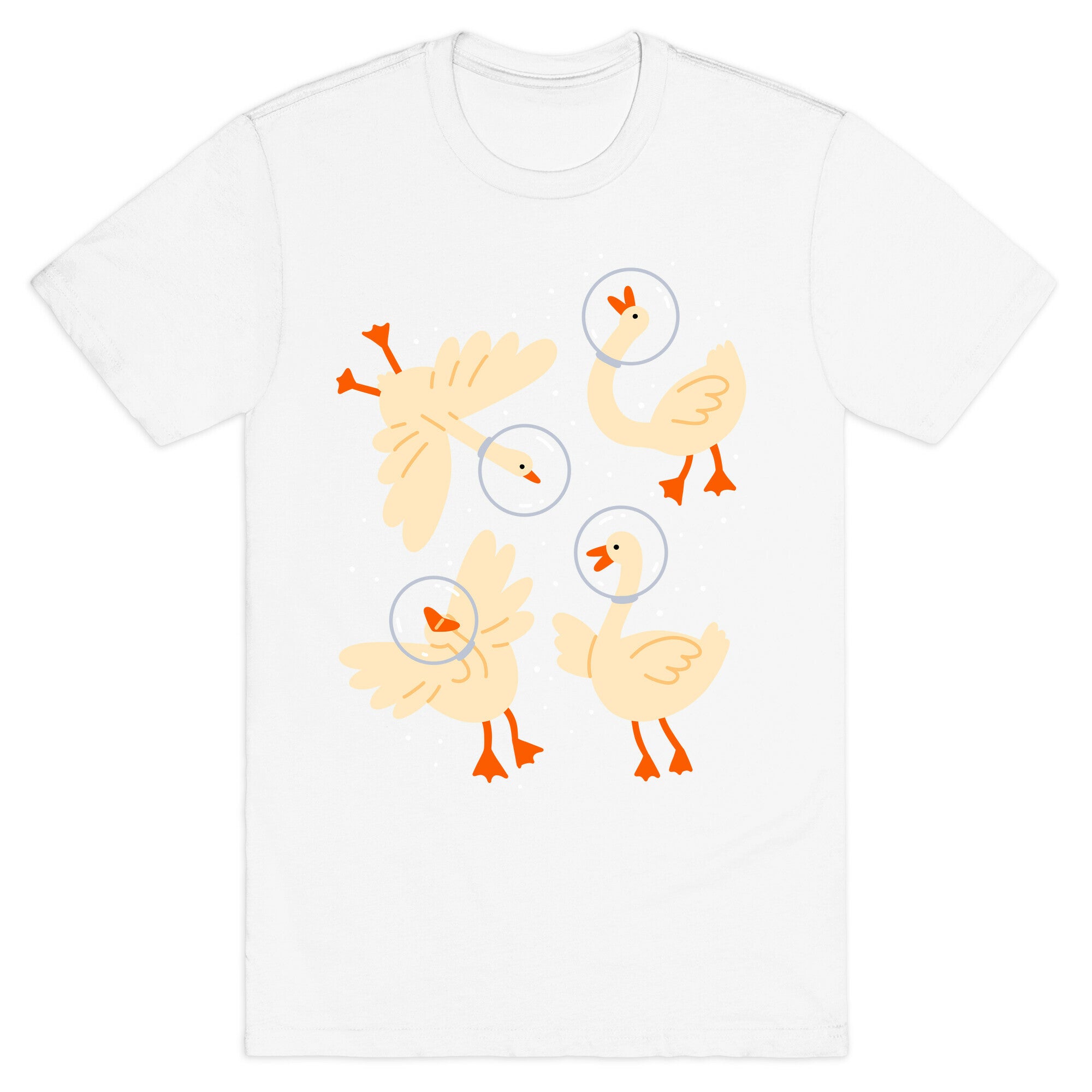 Geese In Space T-Shirt
